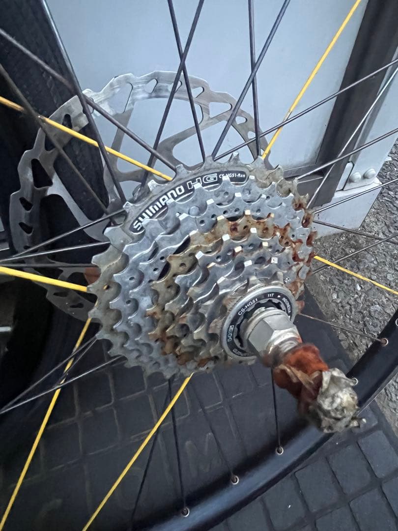 Mtb26 インチホイール　前後セット