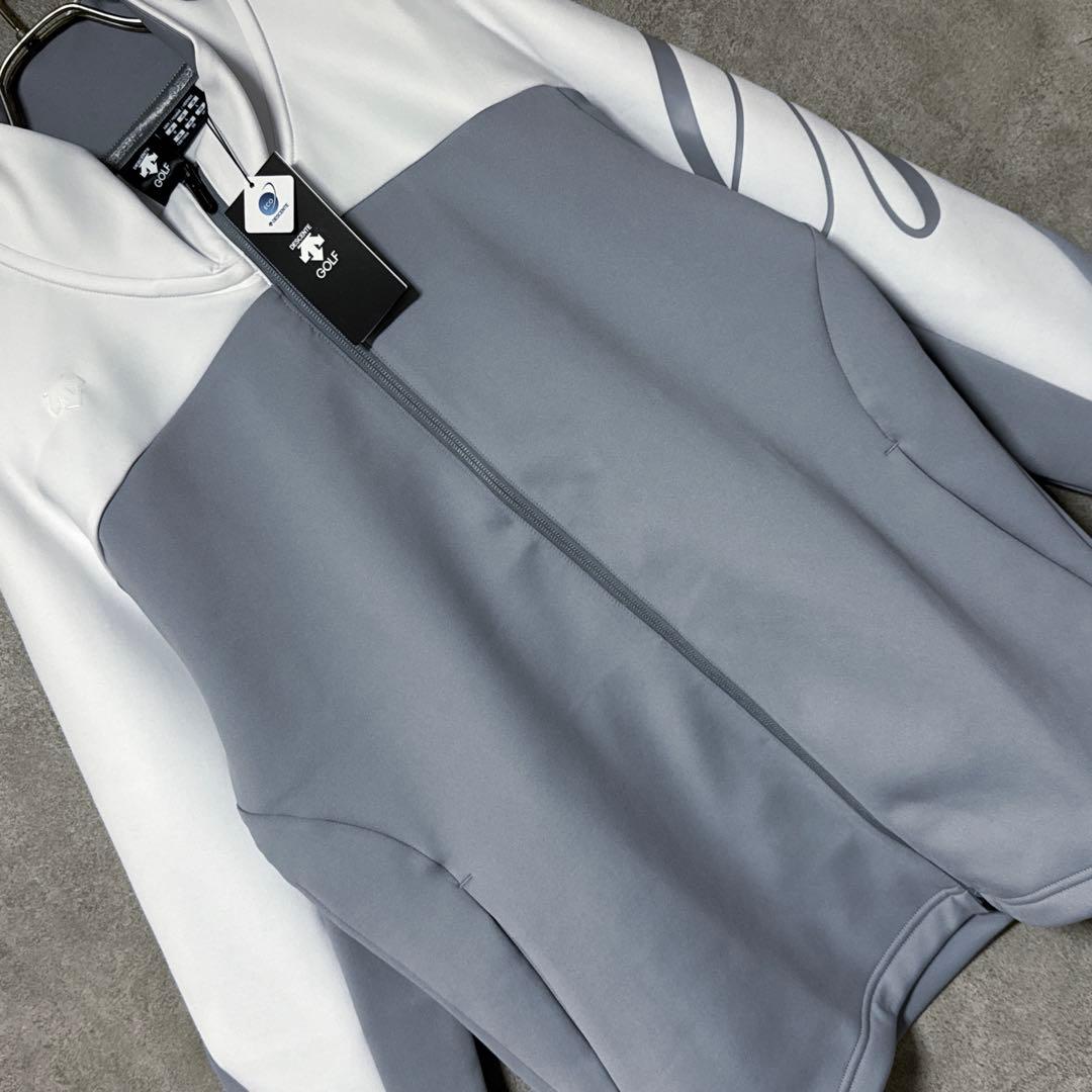 DESCENTE GOLF デサントゴルフ ラバーロゴ フルジップ ジャケット