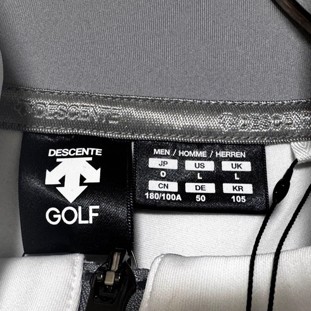 DESCENTE GOLF デサントゴルフ ラバーロゴ フルジップ ジャケット