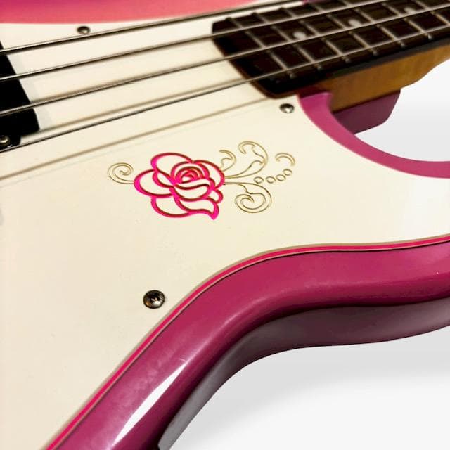 【希少】GYPSY ROSE プレシジョンベース ピンク ラメ入 女性向けベース