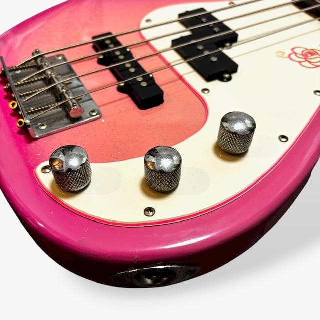 【希少】GYPSY ROSE プレシジョンベース ピンク ラメ入 女性向けベース