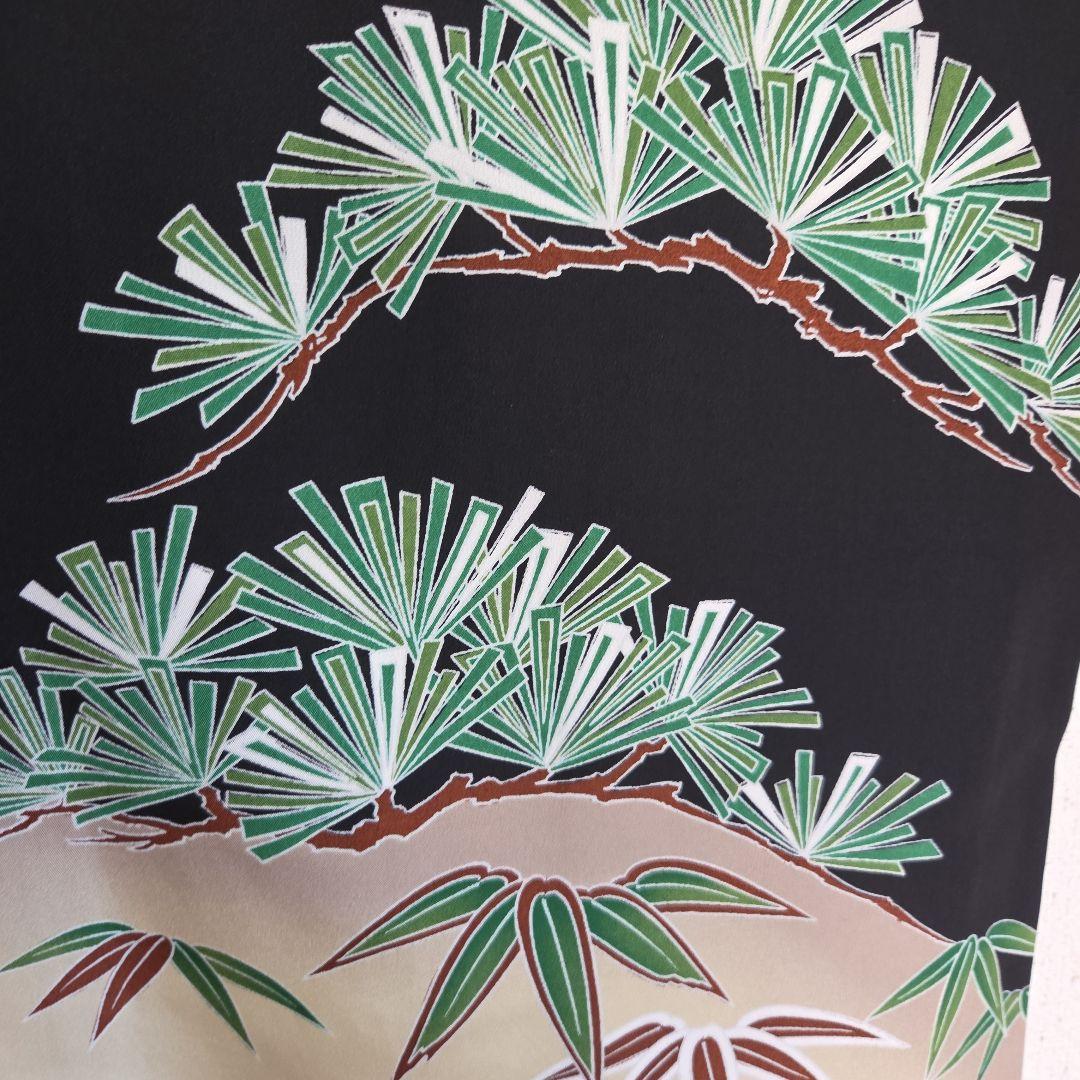 No63 正絹　男の子お祝い着物　長襦袢付き　産着　七五三