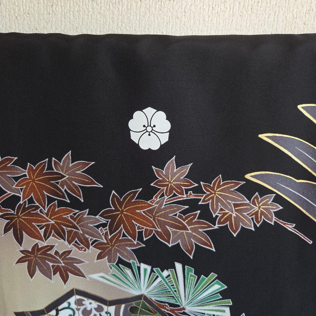 No63 正絹　男の子お祝い着物　長襦袢付き　産着　七五三