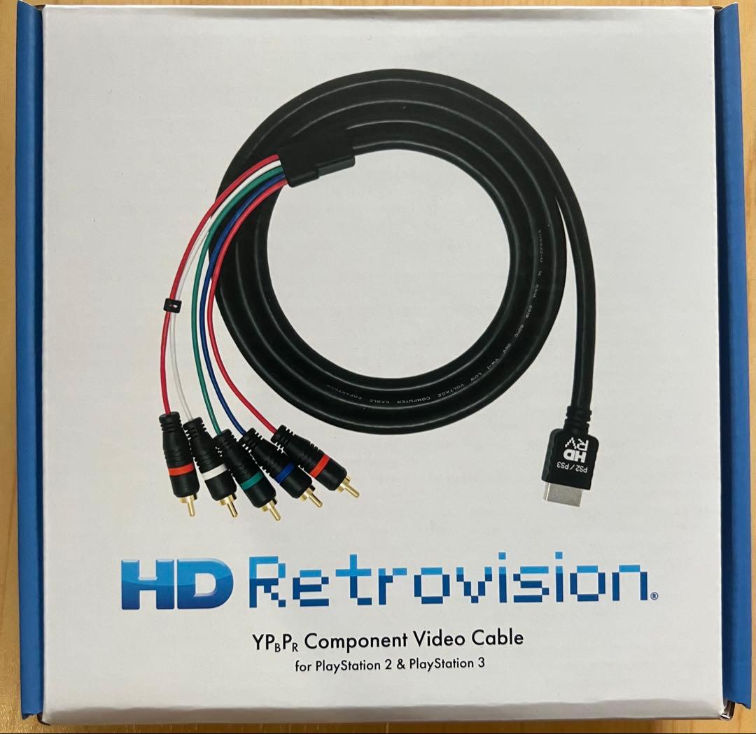 未開封 HD Retrovision PS2 PS3 コンポーネントケーブル