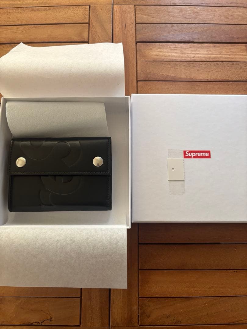 Supreme Leather Chain Wallet ブラック