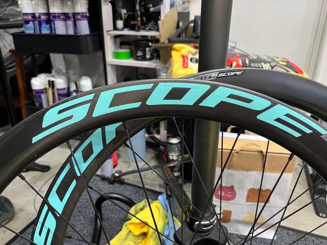 【再値下げ】SCOPE R4Dカーボンホイール前後輪【カスタムデカール】送料無料