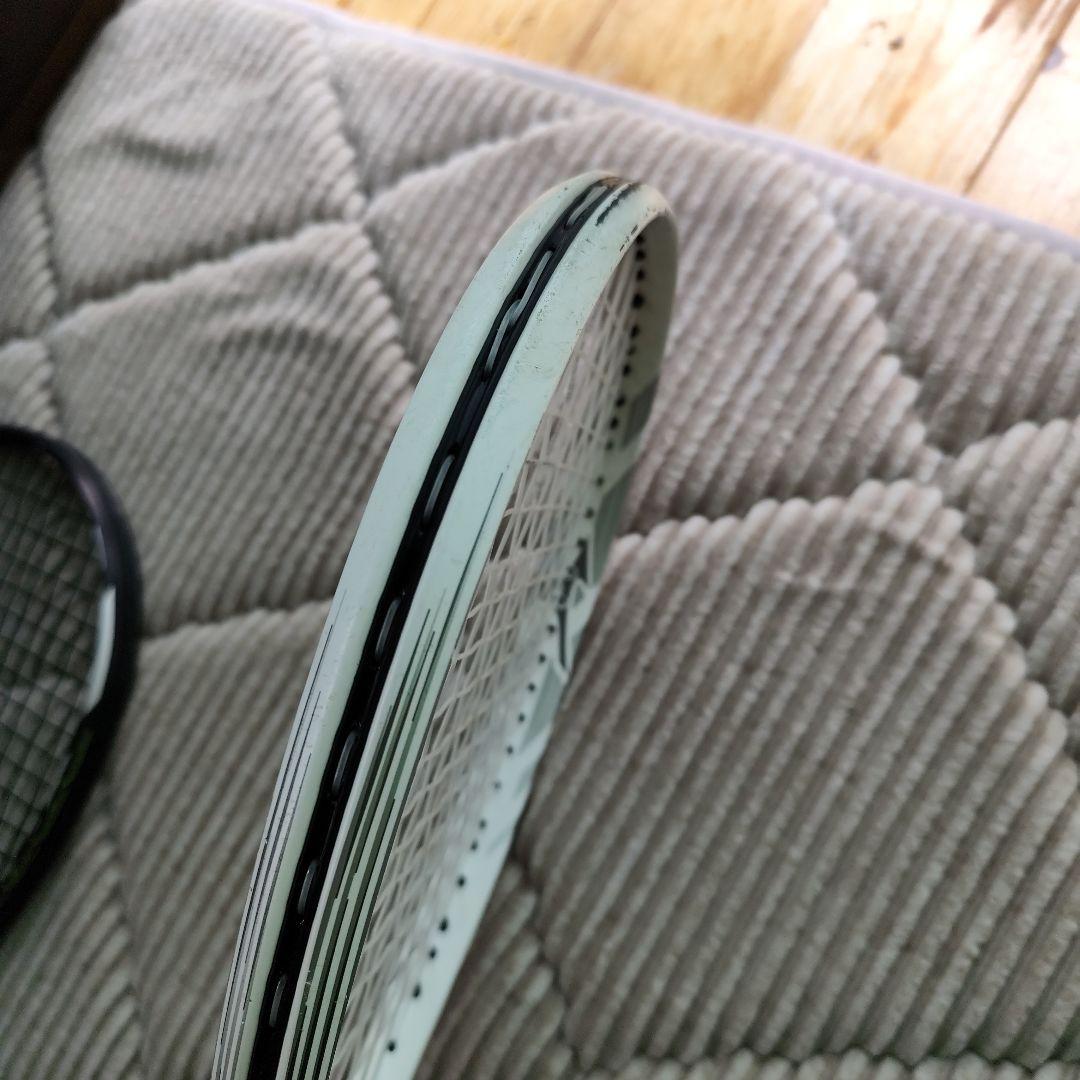 テニスラケット 2本セット ホワイト/ブラック