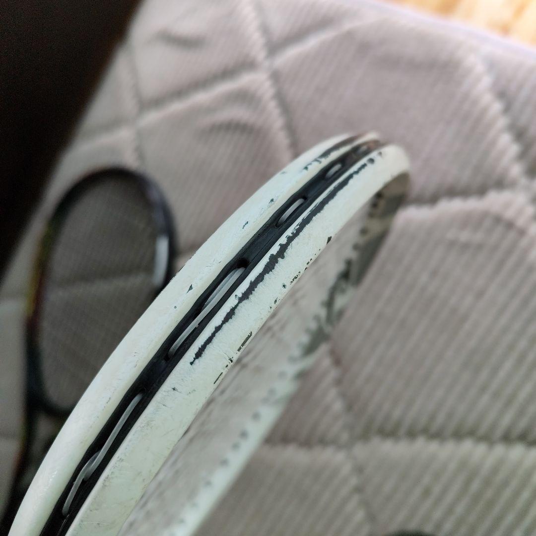 テニスラケット 2本セット ホワイト/ブラック