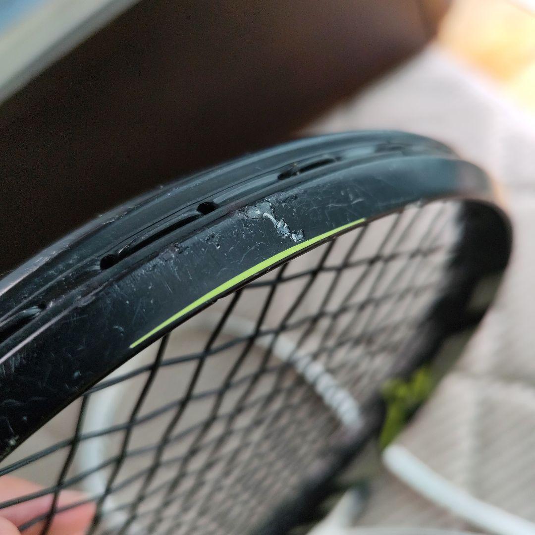 テニスラケット 2本セット ホワイト/ブラック