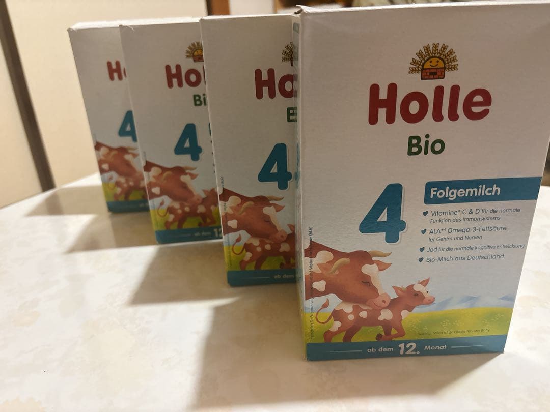 ホレ オーガニック 粉ミルク step4 600g 3個