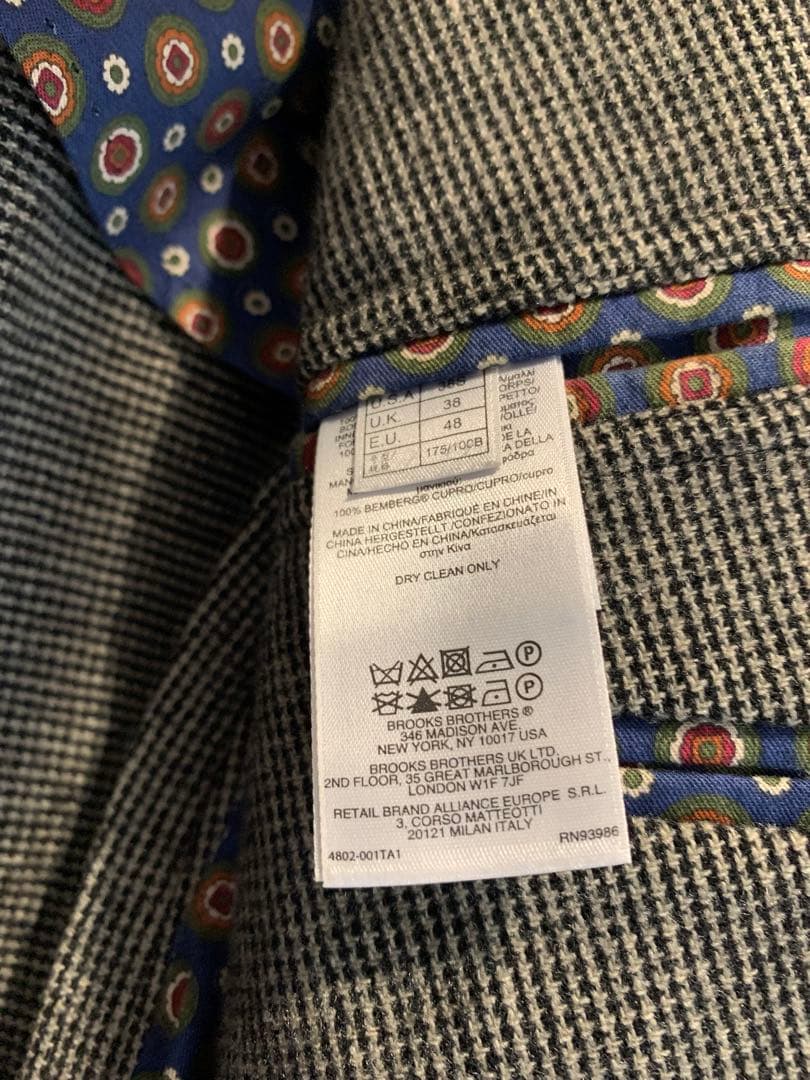 グレー ウール100%のテーラードジャケット