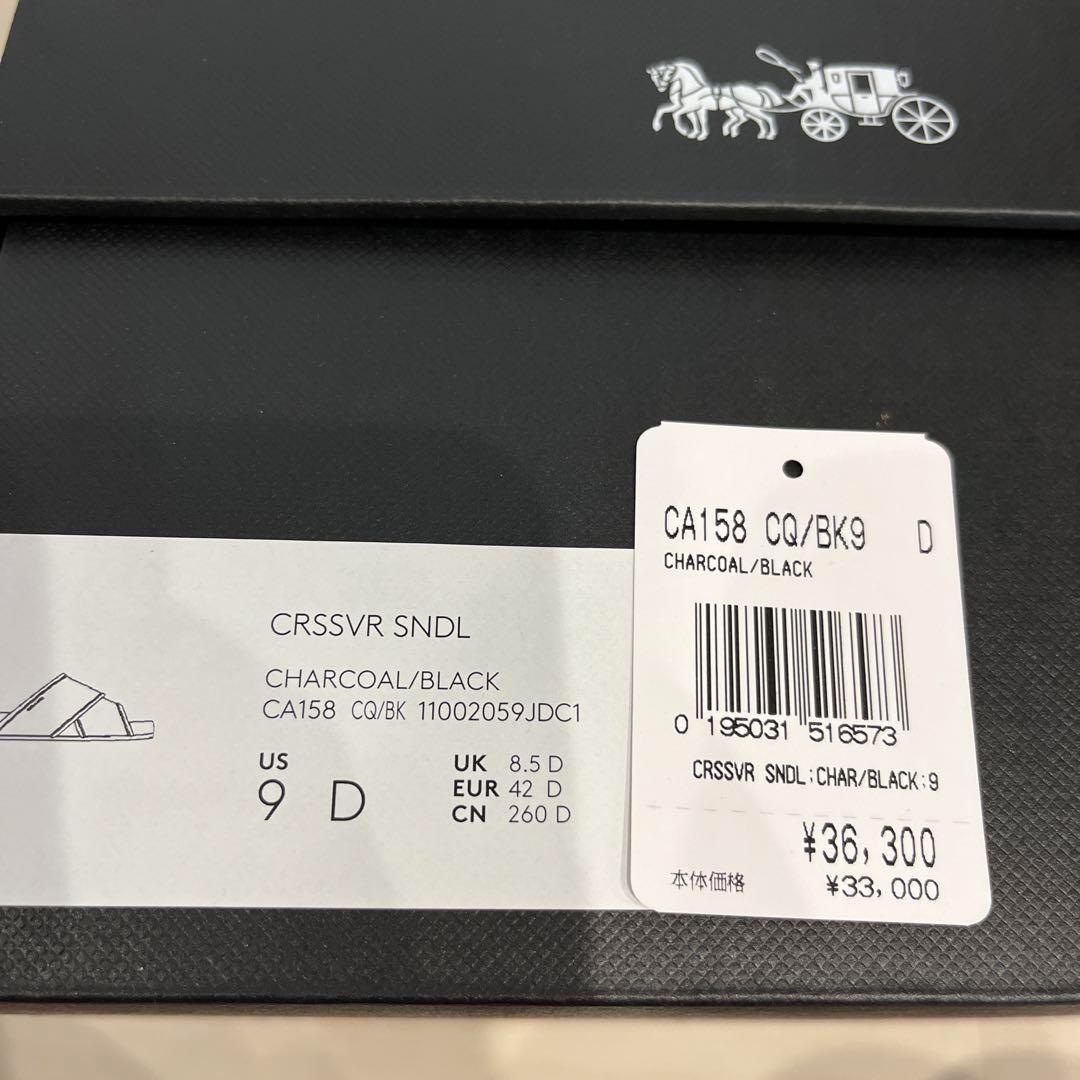 COACH コーチ 靴 サンダル CA158 カジュアル スリッポン ロゴ 柄