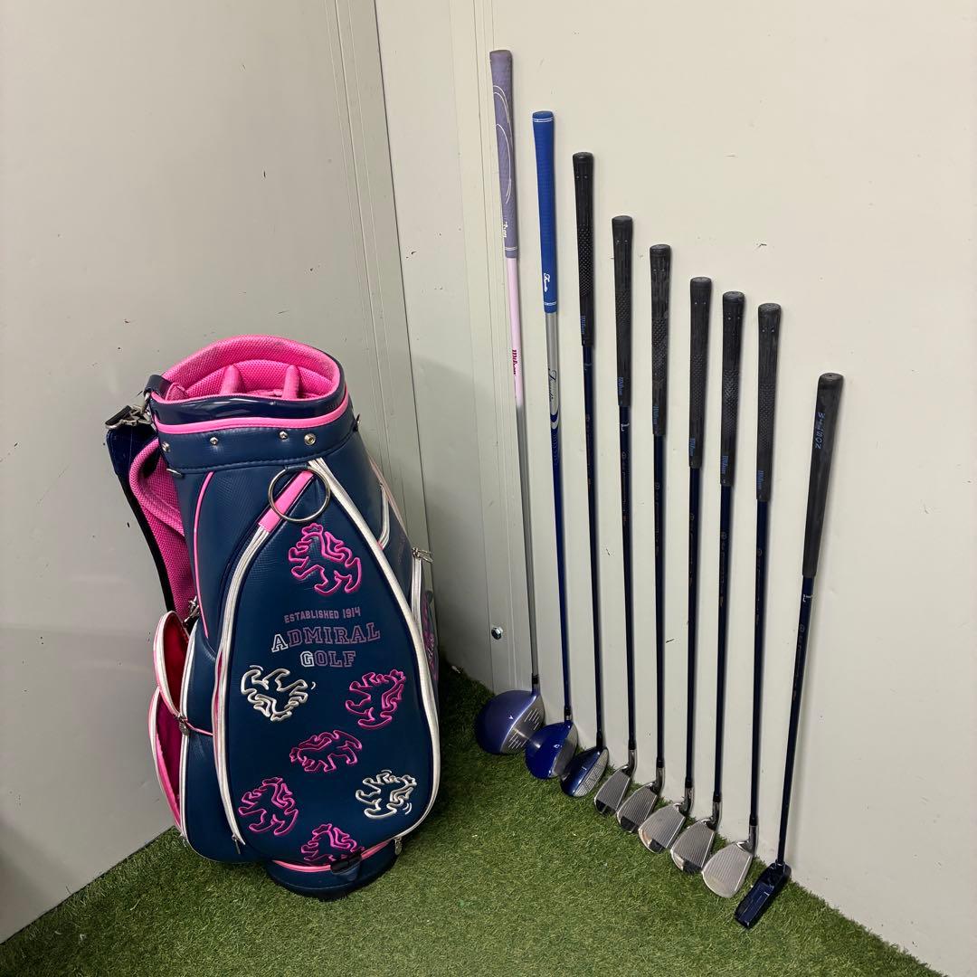 レディースゴルフクラブセット【ADMIRAL】【Wilson】