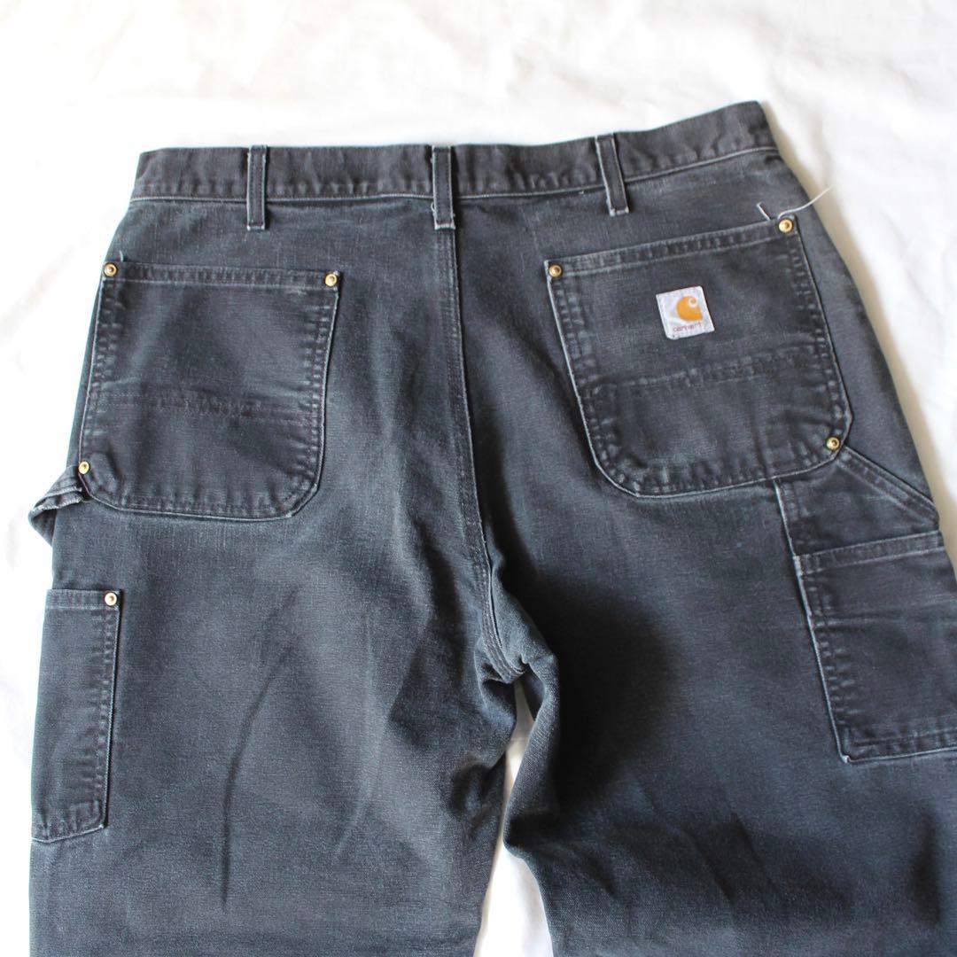 神サイズ•鬼雰囲気 Carhartt ダブルニー ペインターパンツ BLK us