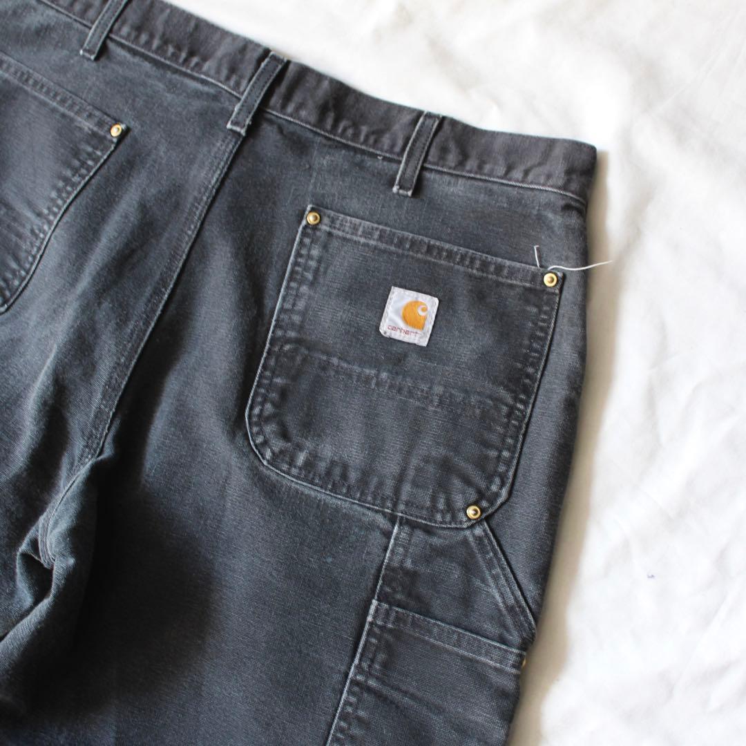 神サイズ•鬼雰囲気 Carhartt ダブルニー ペインターパンツ BLK us