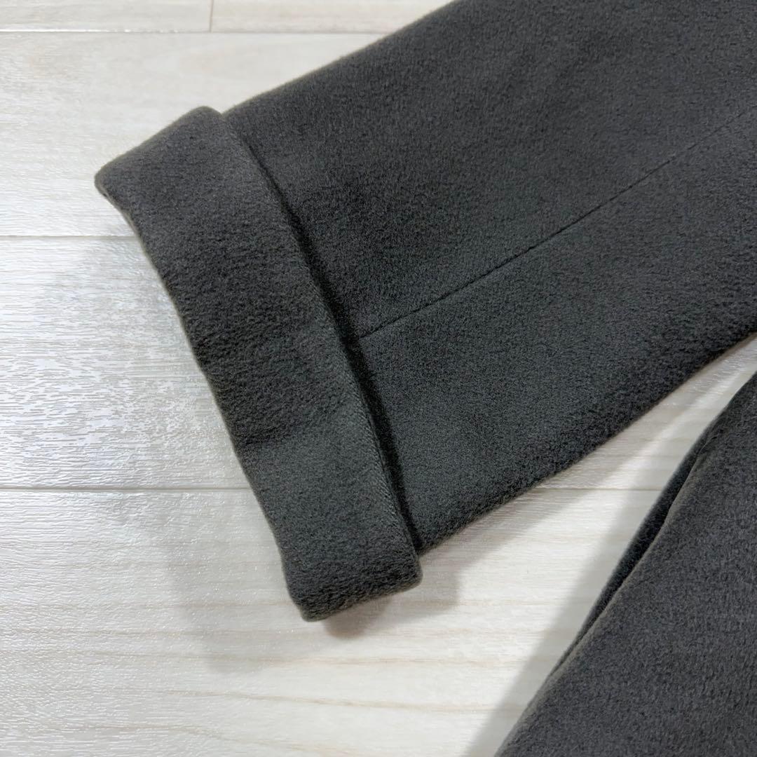 レリアン 大きい XXL カシミヤ100％ ロロピアーナ ミドルコート女優襟