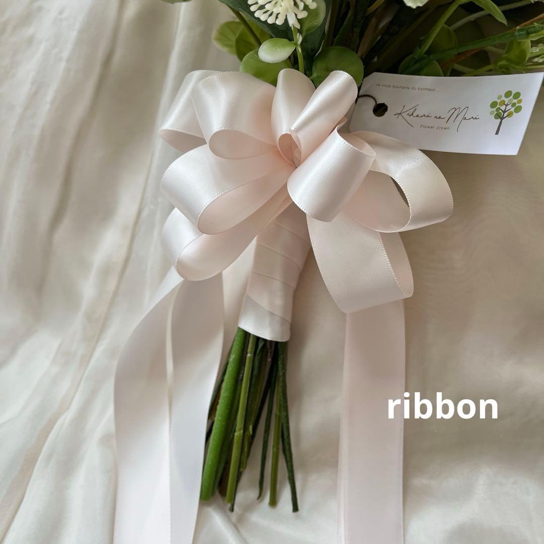 ウェディングブーケとブートニアのセット♡ガーベラブーケ♡前撮り♡挙式