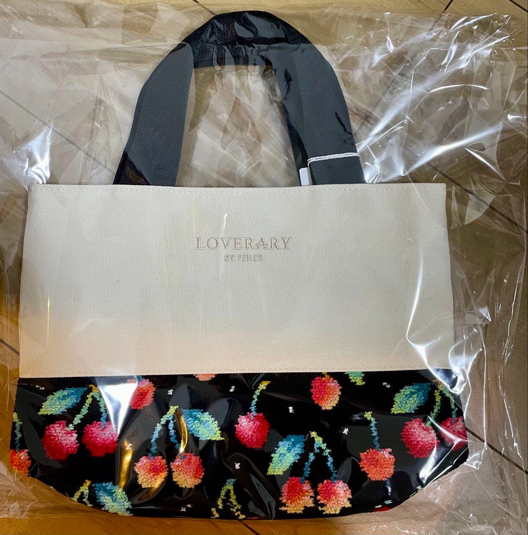 ラブラリーバイフェイラー チェリードットトートバッグ