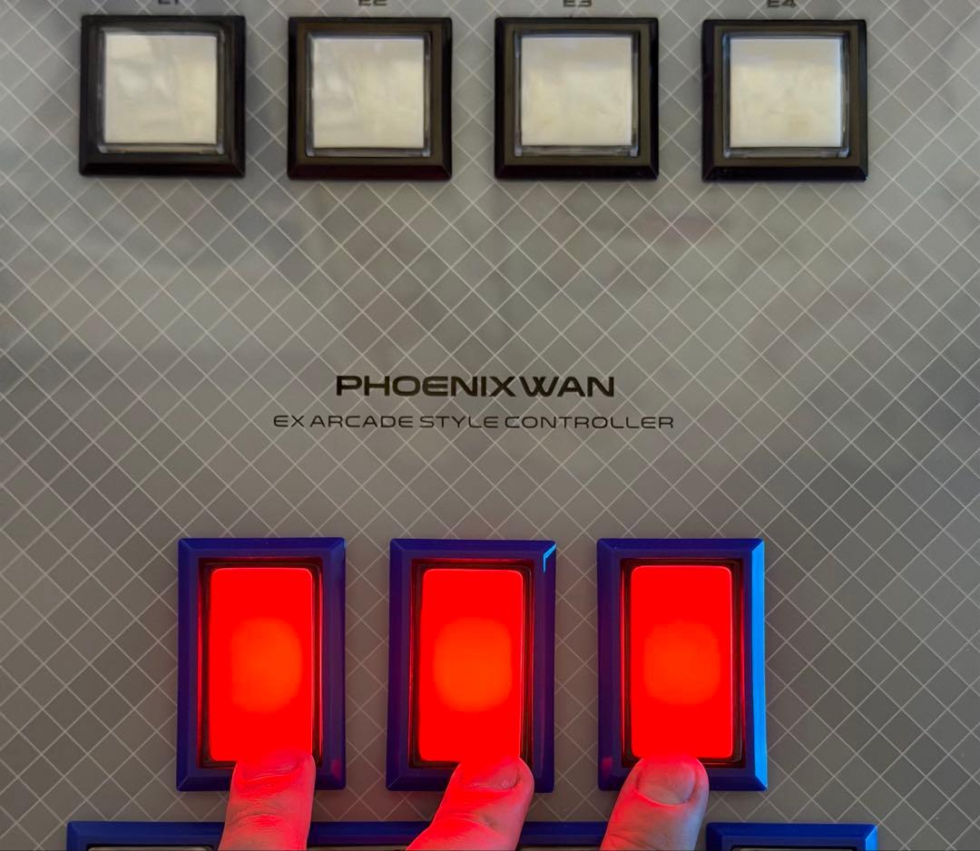 【PHOENIXWAN】 エラストマー三和ボタン USB着脱新基盤