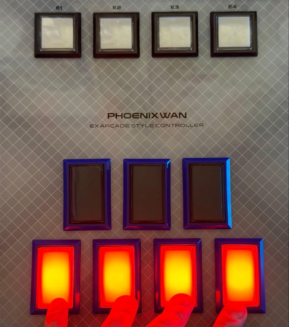 【PHOENIXWAN】 エラストマー三和ボタン USB着脱新基盤