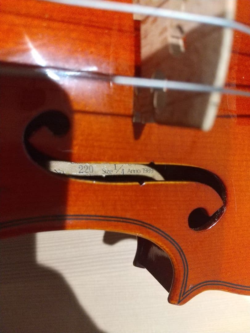 スズキバイオリン No.220 1/4 1989年製