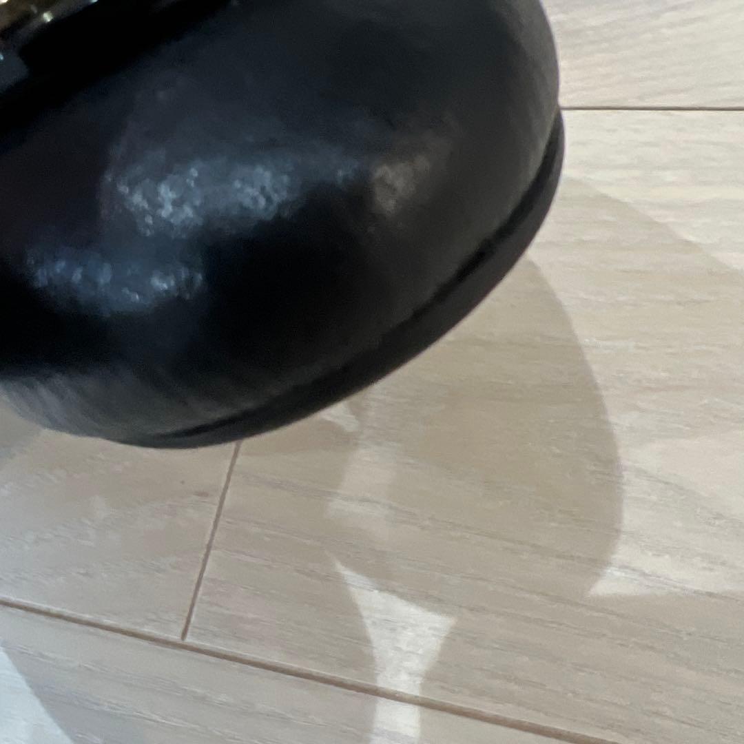 フ*マ様 TORY BURCH トリーバーチブラック フラットシューズ8 24.