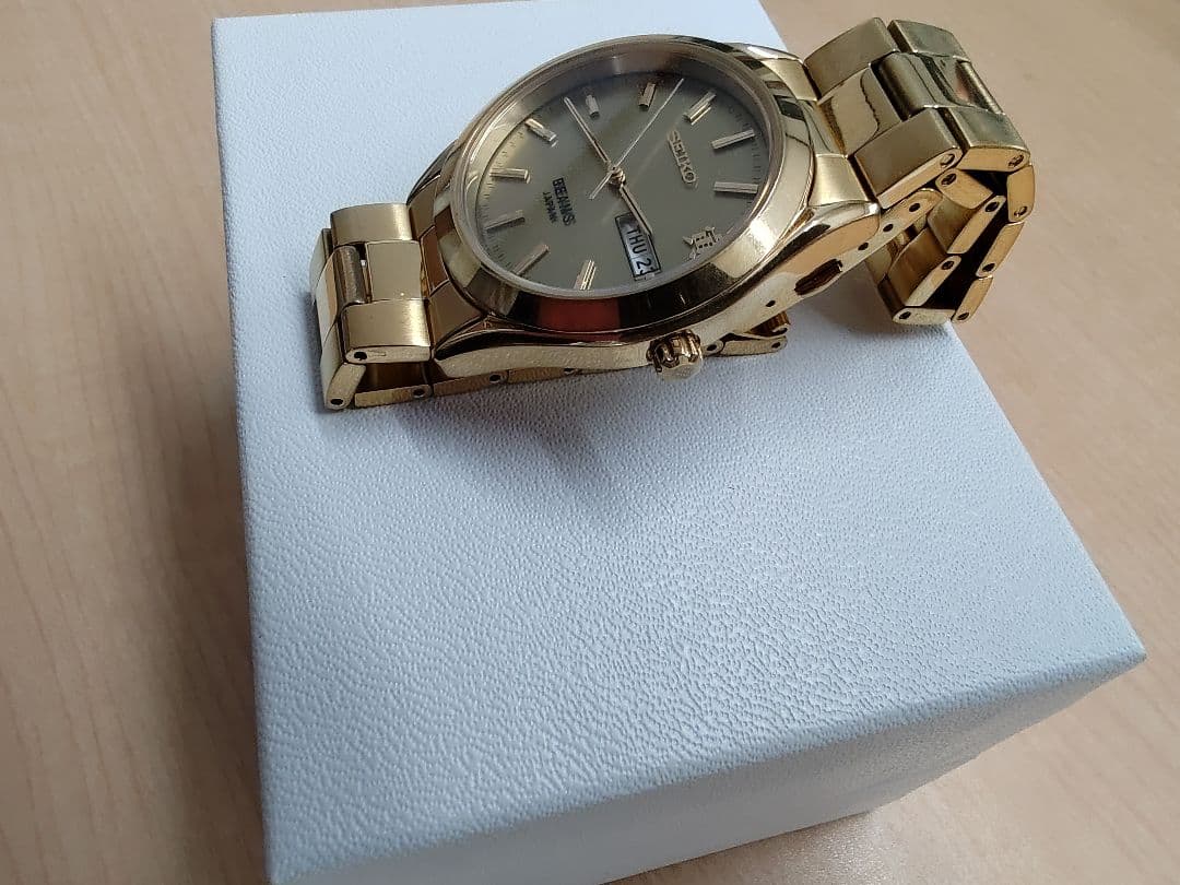 セイコー ビームス V158-HAA0 ソーラー 純正ブレス 限定500本