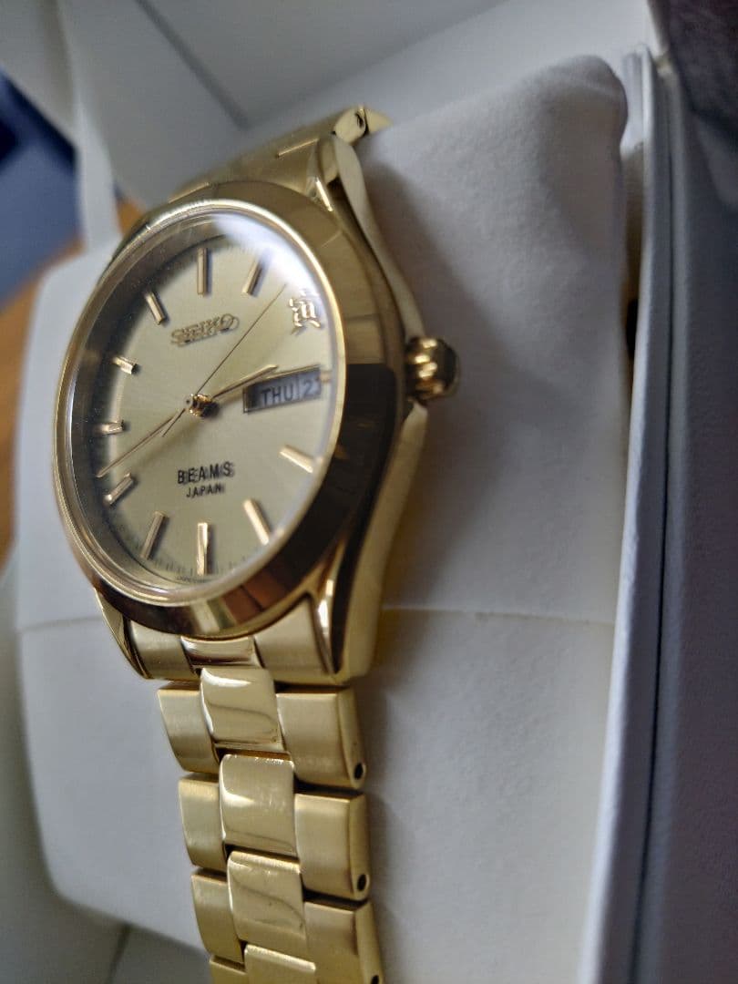 セイコー ビームス V158-HAA0 ソーラー 純正ブレス 限定500本