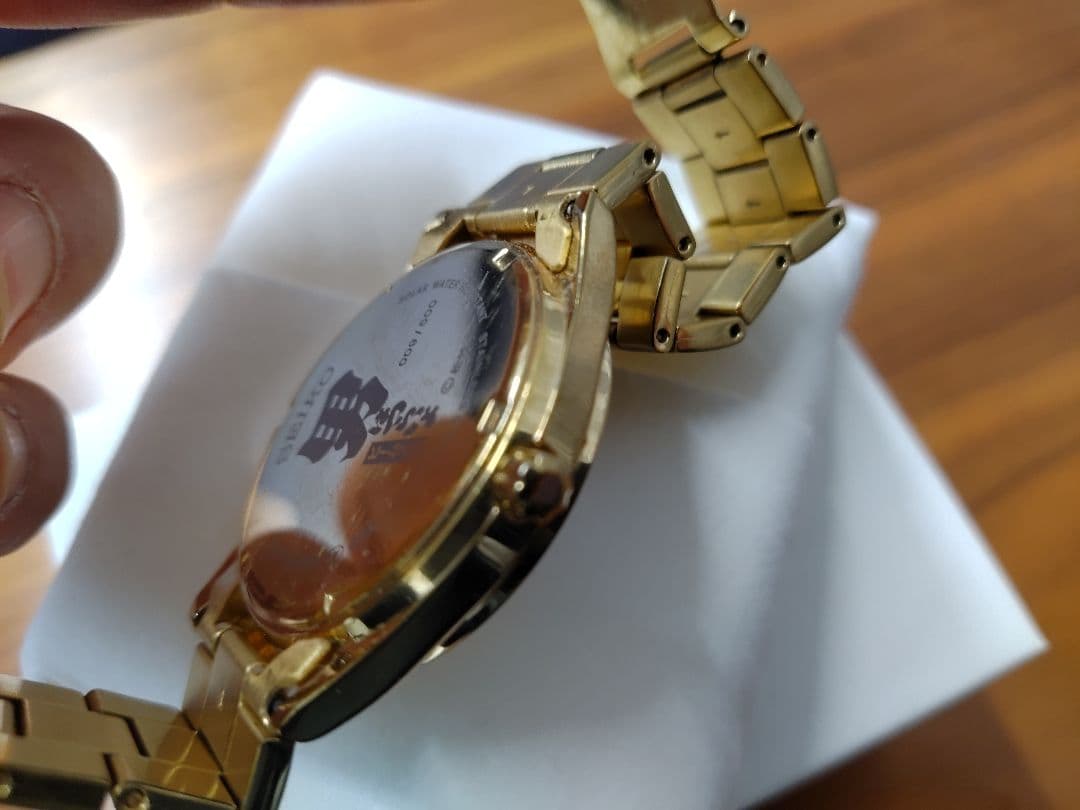 セイコー ビームス V158-HAA0 ソーラー 純正ブレス 限定500本