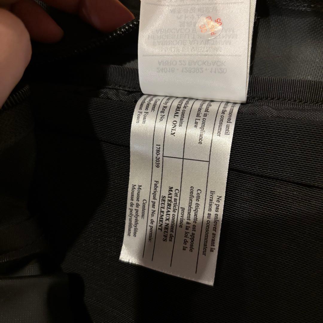 アークテリクス ARRO 22 アロー22 黒 22L バックパック