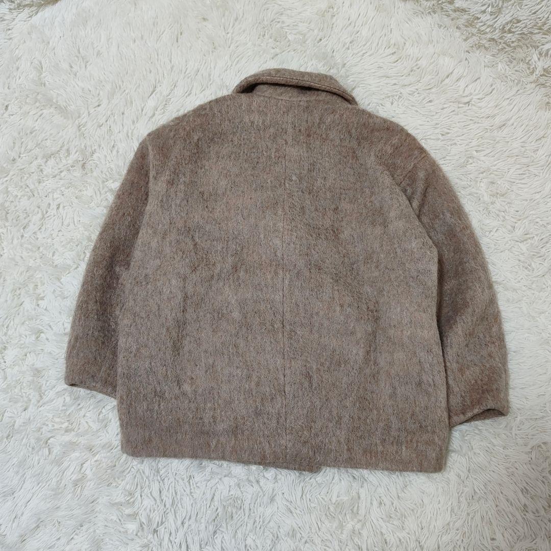 ジャケット・アウター 24AW MANOF SHAGGY COCOON COAT