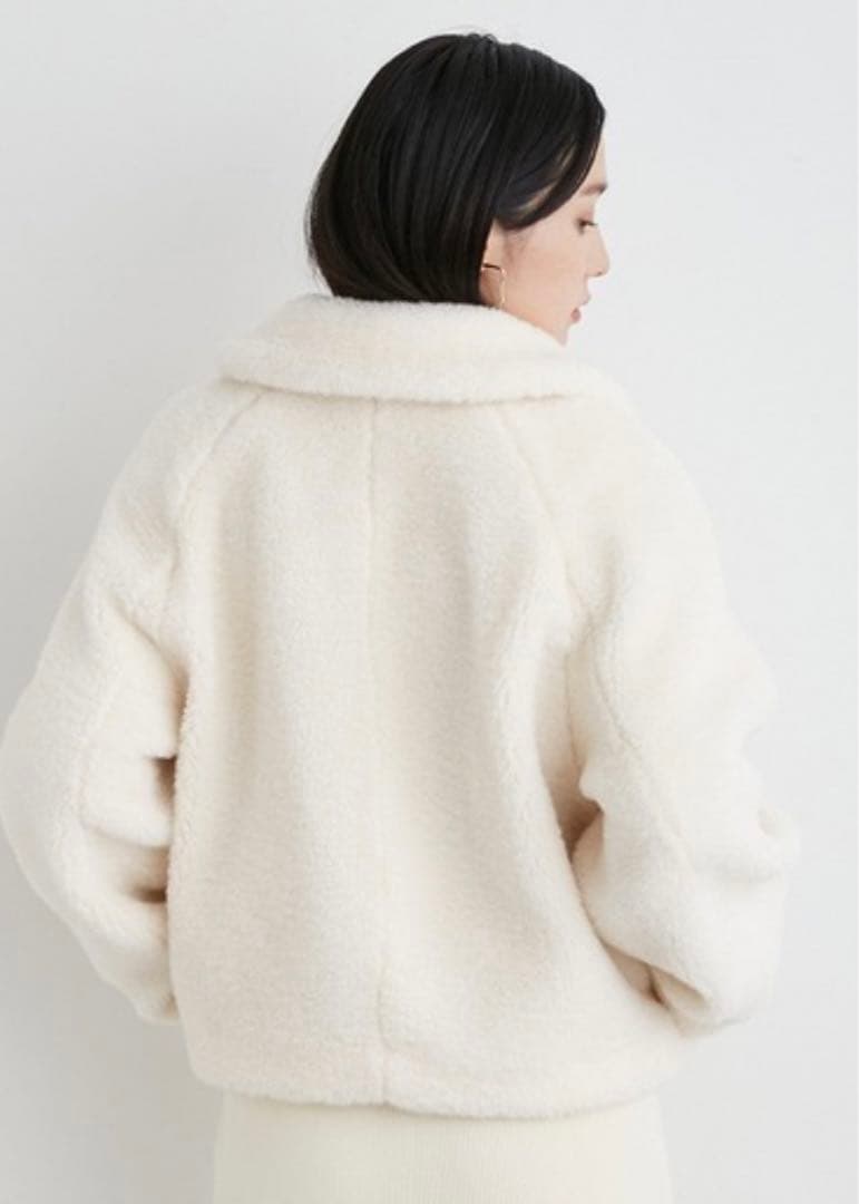 新品未使用【リリーブラウン】バリエーションショートボアコート