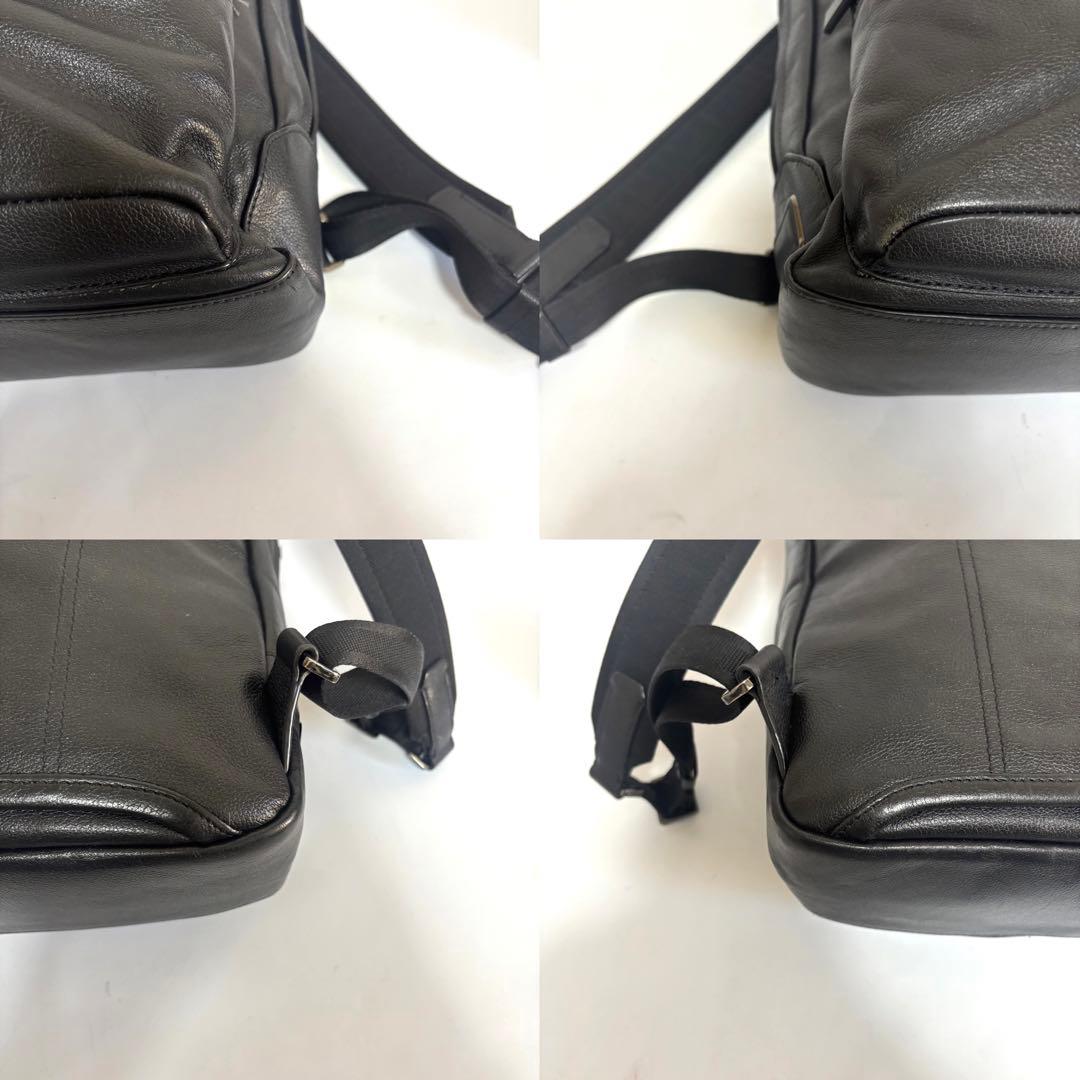 トゥミ バックパック ブラッドナー ハリソン ベイツ オールレザー ブラック