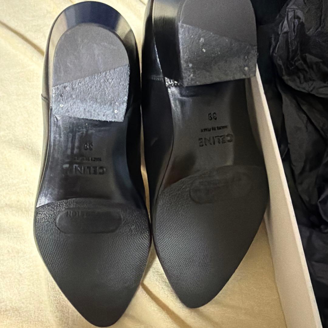 celine ジャクノ チェルシーブーツ39/セリーヌ ヒール　エディ期