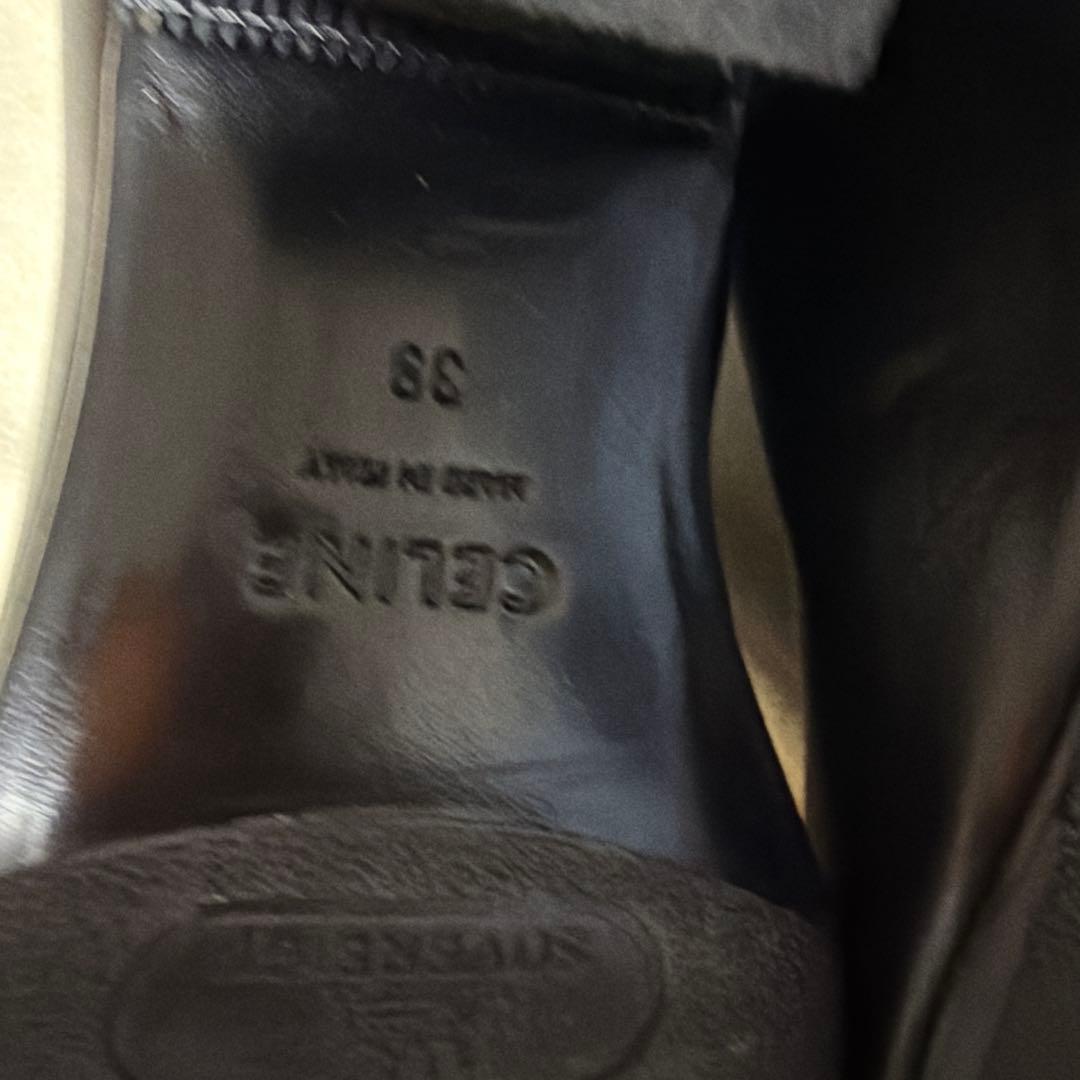 celine ジャクノ チェルシーブーツ39/セリーヌ ヒール　エディ期