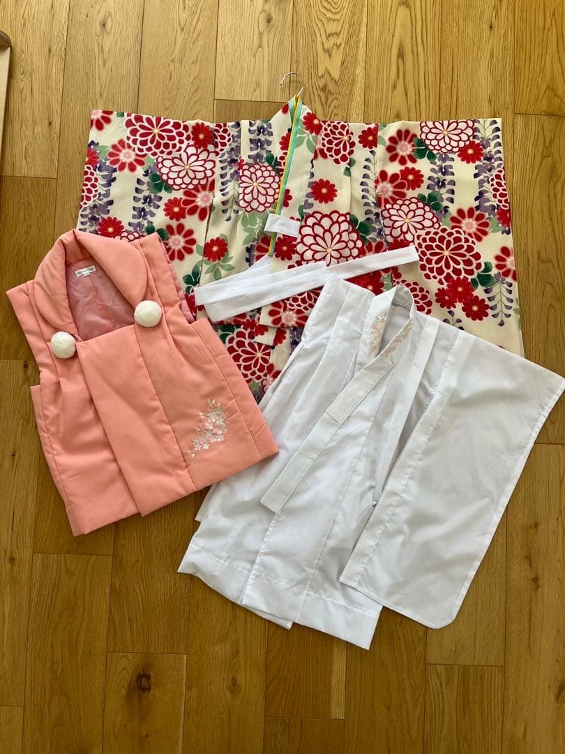 七五三　被布　キャサリンコテージ　裾上げ済み