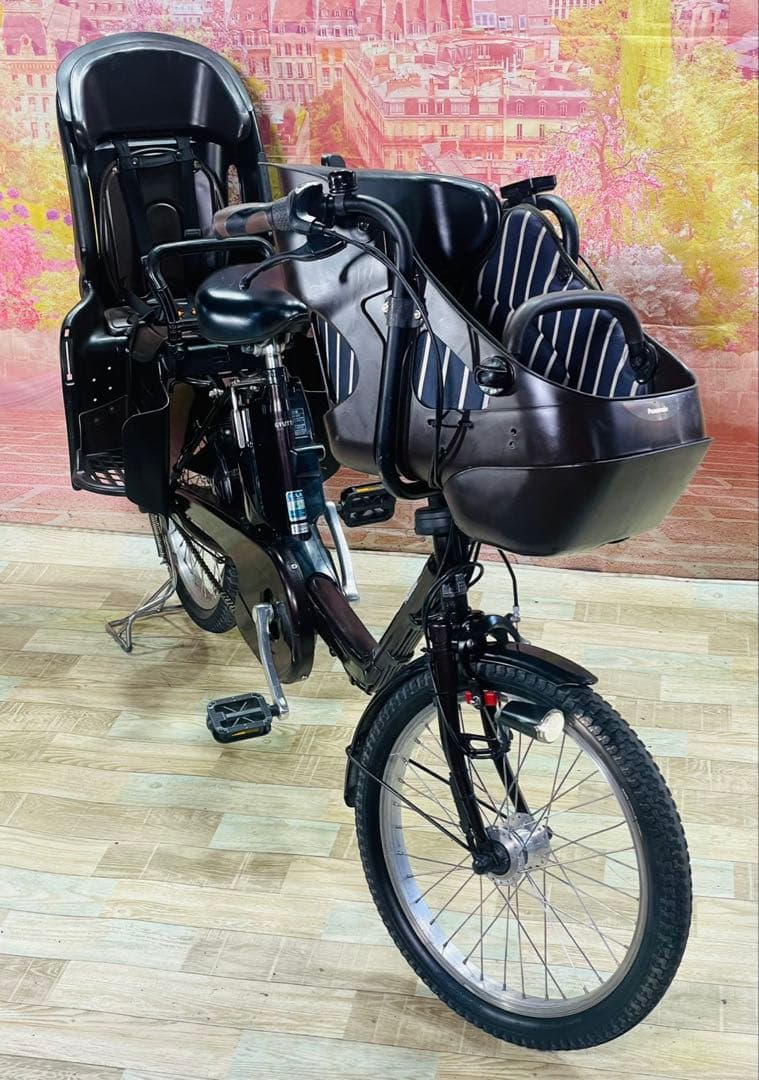 ZK3315 [大容量13.2Ah]電動自転車パナソニック 子供乗せ 20インチ