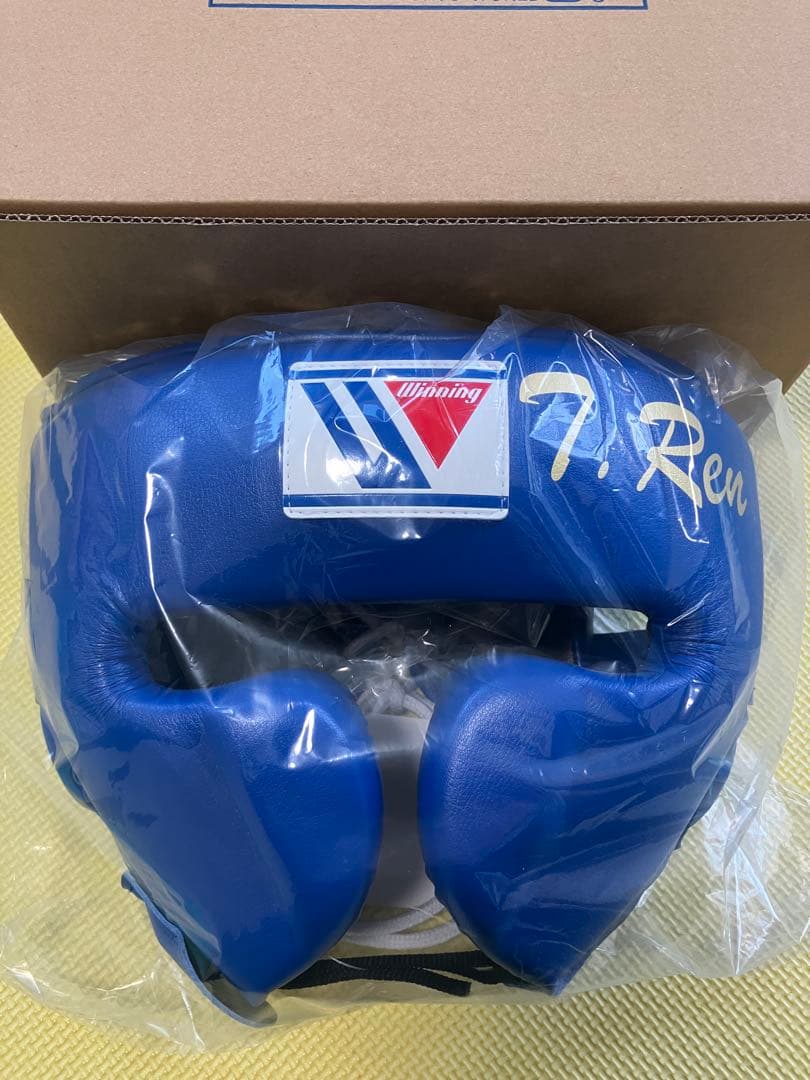 Winning ヘッドギア 青 新品未使用品　Ｌサイズ