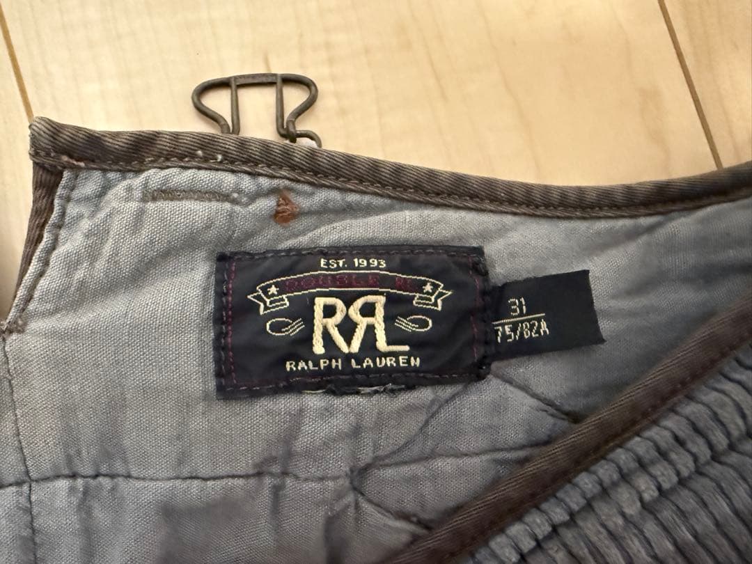 RRL グレー コーデュロイ ワークパンツ サイズ31