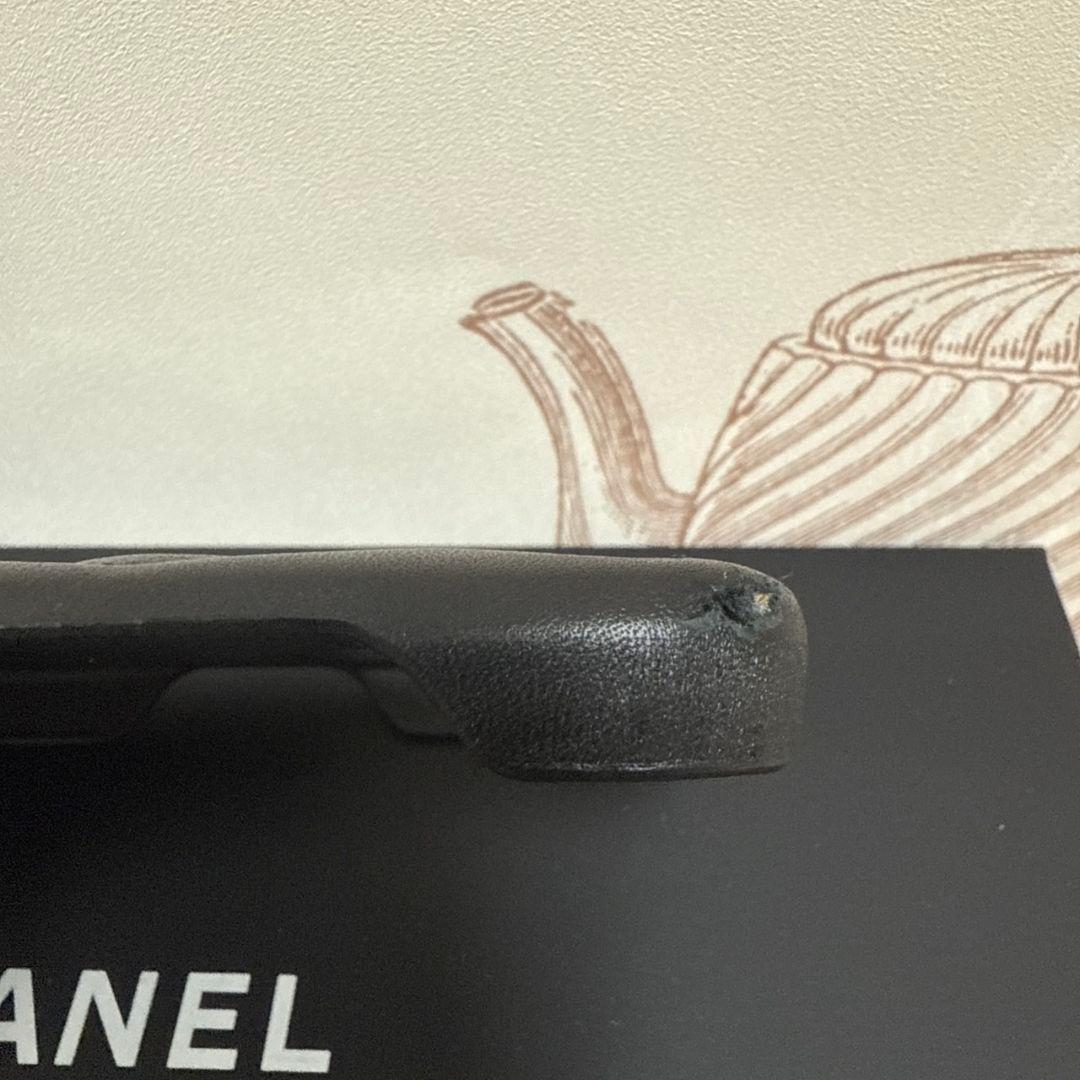 CHANELシャネル★AP4121ラムスキンスマホケース★iPhone15pro