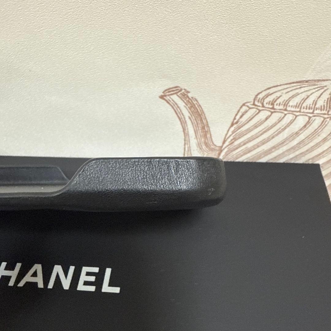 CHANELシャネル★AP4121ラムスキンスマホケース★iPhone15pro