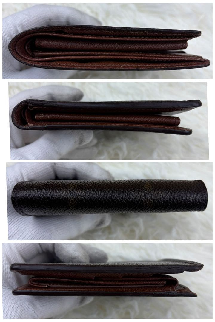 【美品】ルイヴィトン モノグラム ポルトフォイユマルコ 二つ折 財布