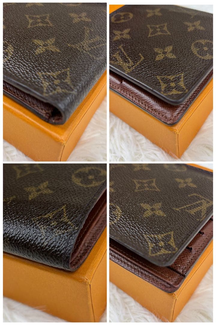 【美品】ルイヴィトン モノグラム ポルトフォイユマルコ 二つ折 財布