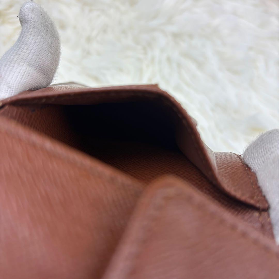 【美品】ルイヴィトン モノグラム ポルトフォイユマルコ 二つ折 財布