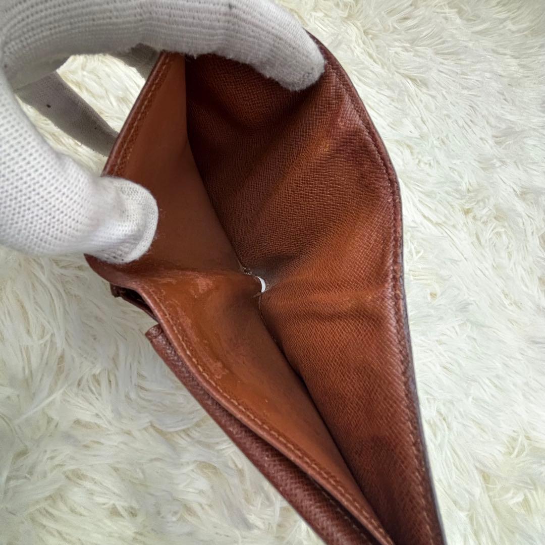 【美品】ルイヴィトン モノグラム ポルトフォイユマルコ 二つ折 財布