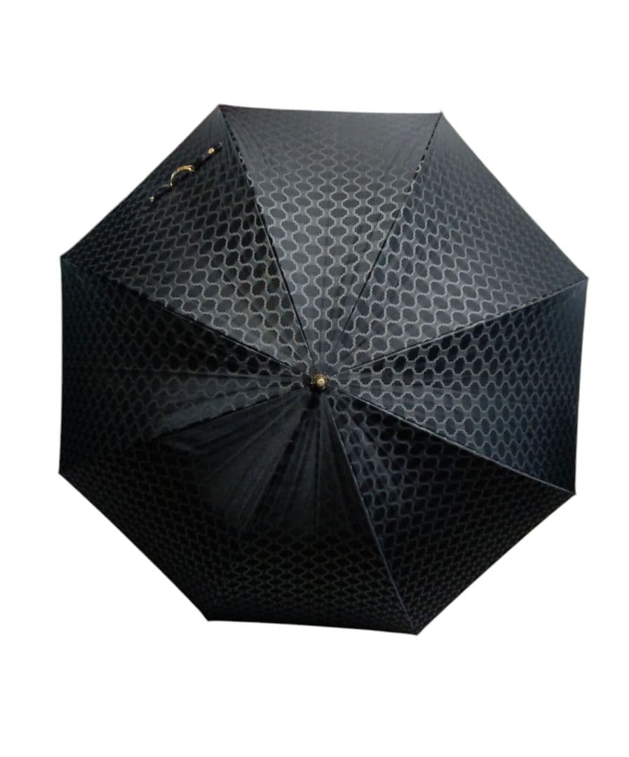 セリーヌ CELINE 長傘雨傘 マカダム　ムーンバット 晴雨兼用