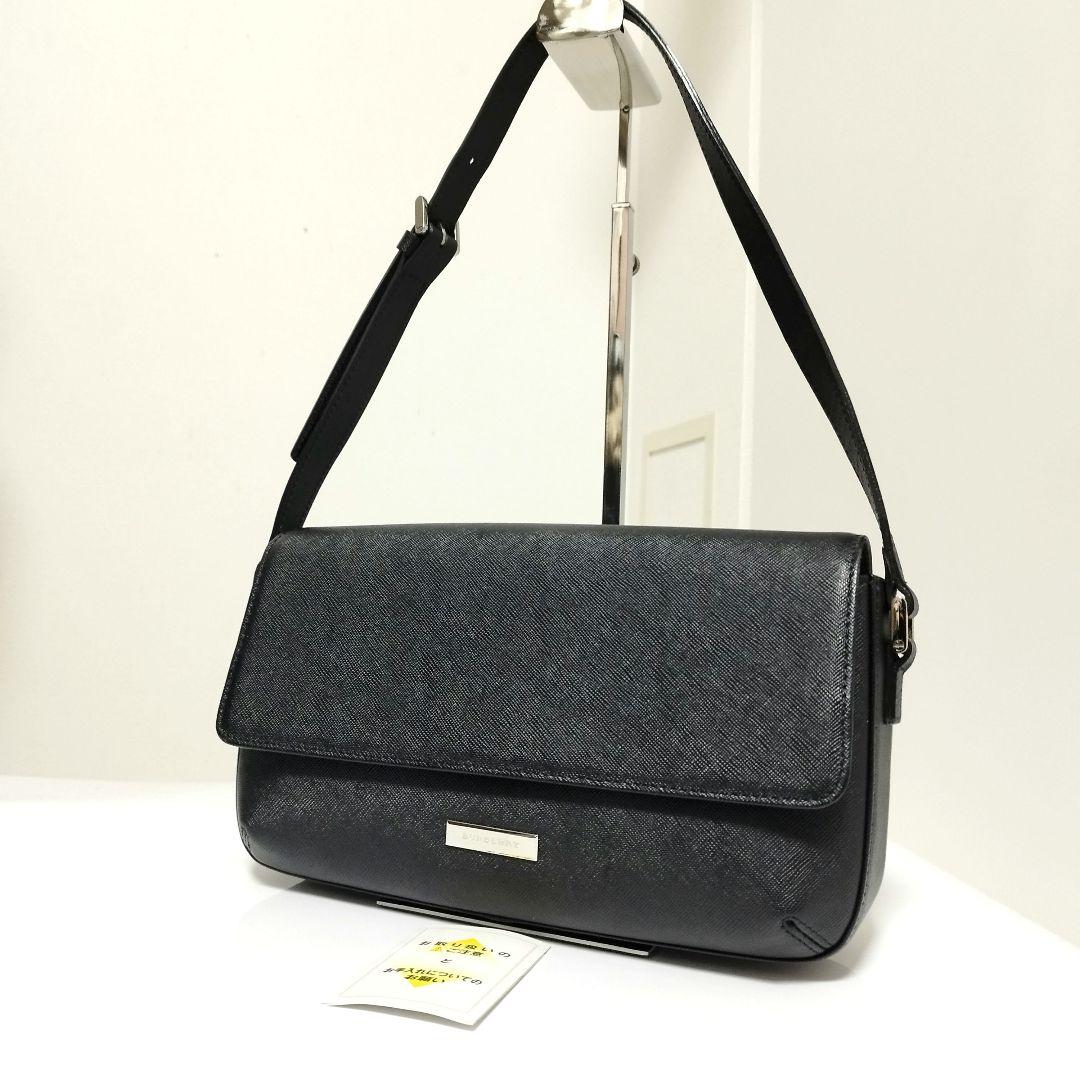 未使用金具シール付き☆　バーバリー　ワンショルダーバッグ　ロゴプレート　y2k