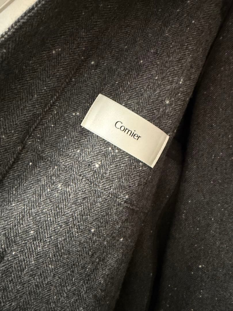 cornier シェットランドウールツイードジャケット