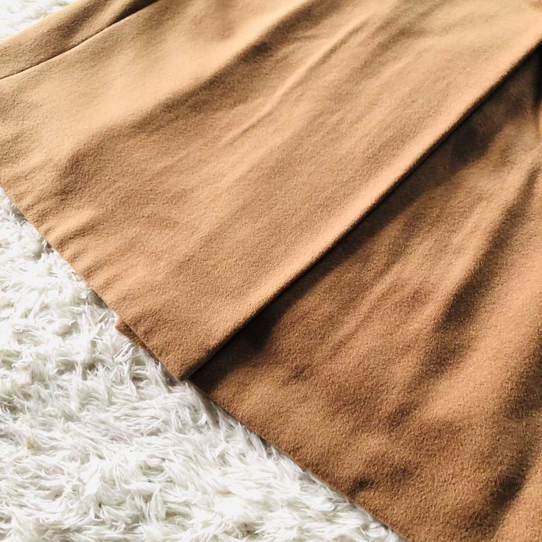 美品✨フォクシー ロングコート 高級カシミヤ100% ダブルブレスト ブラウン