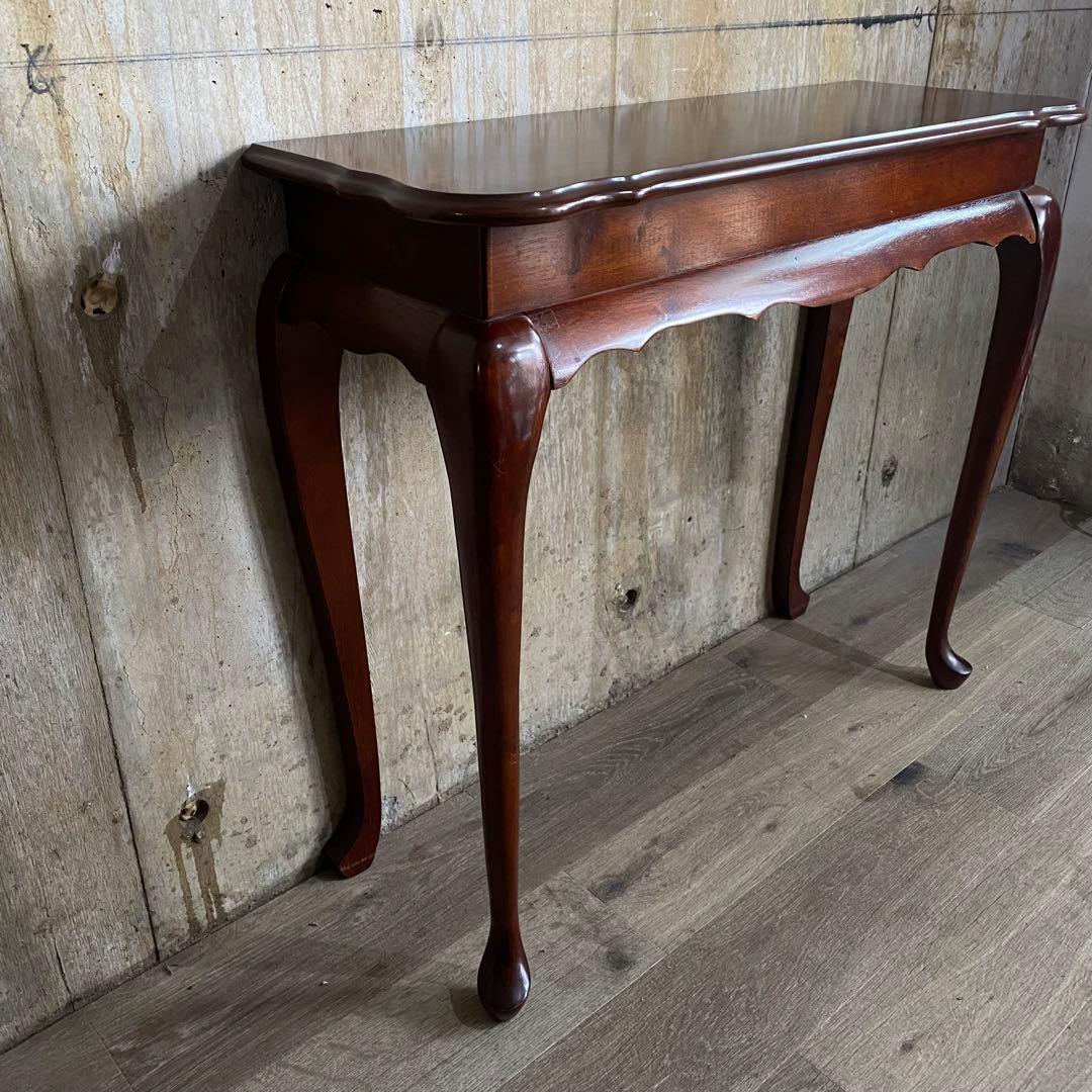 クラシックスタイル　猫脚　コンソールテーブル　ヴィンテージ レトロ